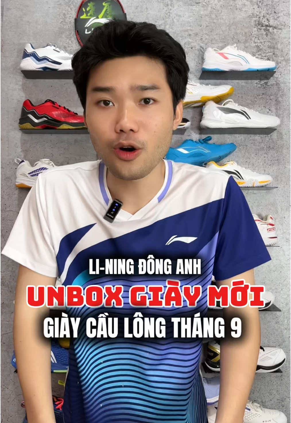 Cùng #liningdonganh UNBOX GIÀY CẦU LÔNG MỚI THÁNG 9 thôi nào anh em lông thủ ơi #lining #liningbadminton #liningvietnam #badminton 