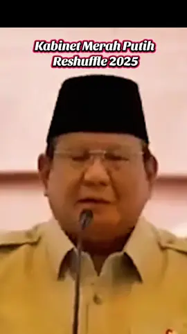 Keputusan Presiden RI mengangkat menteri & wakil menteri baru dalam Kabinet Merah Putih periode 2024–2029 resmi ditetapkan 8 September 2025. Publik kini menanti, apakah reshuffle ini membawa perubahan nyata? 👀 #KabinetMerahPutih #Reshuffle #Prabowo #Indonesia 