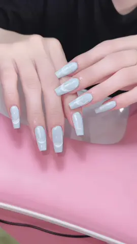 #lilynail  nails xanh