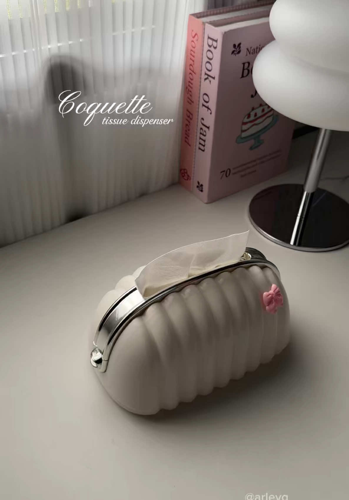 Even the smallest corners of your home deserve something pretty. — This coquette tissue dispenser is the sweetest touch. #tissuedispenser #tissuebox