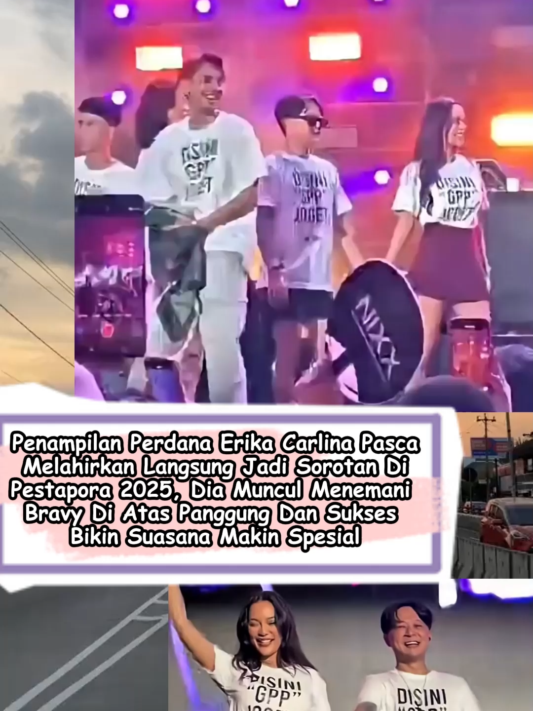Momen Erika temani Bracy manggung perdana pasca lahiran di Pestapora 2025 jadi sorotan! 🤫 Penasaran sama videonya? Jangan nyesel ketinggalan, langsung klik link di bio! 💥 #trending #sultan88 #viral #beritaviral #bravy #erikacarlina #pestapora2025