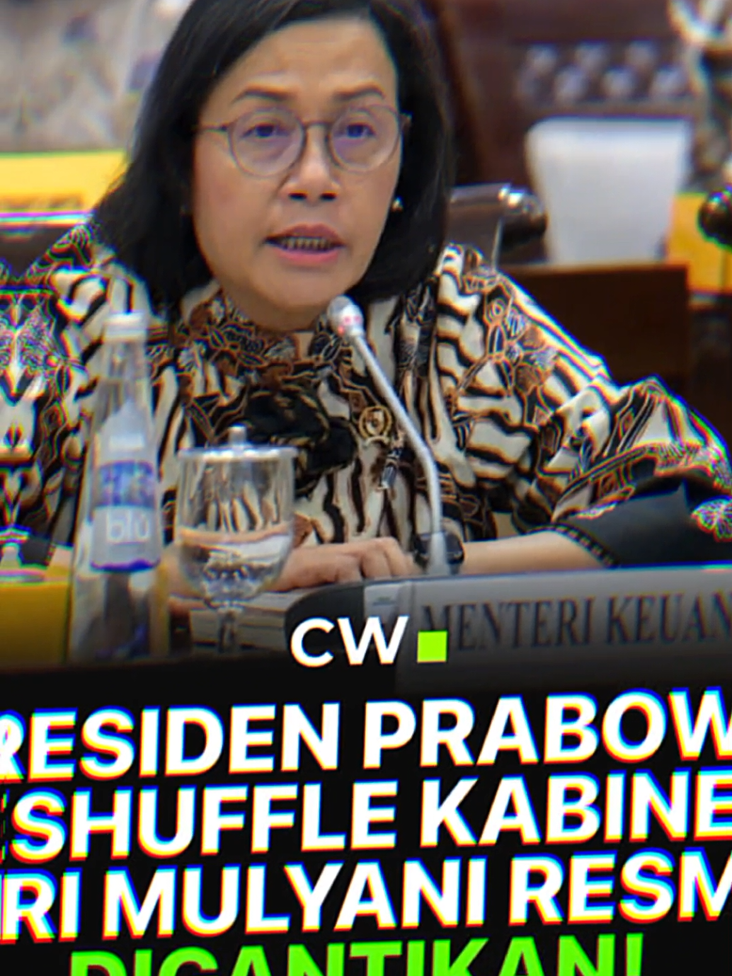Presiden Prabowo Subianto akan melantik menteri keuangan baru sore ini di Istana Negara, menggantikan Sri Mulyani. #cryptowave #gabrielrey #foryoupage 