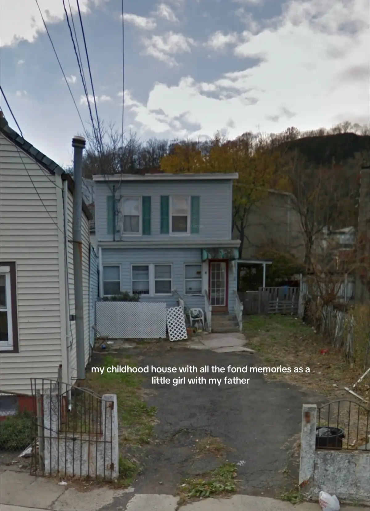 i miss you and the house, our childhood dog, and all the memories. #parentloss #nostalgia #childhood #imissmydad 