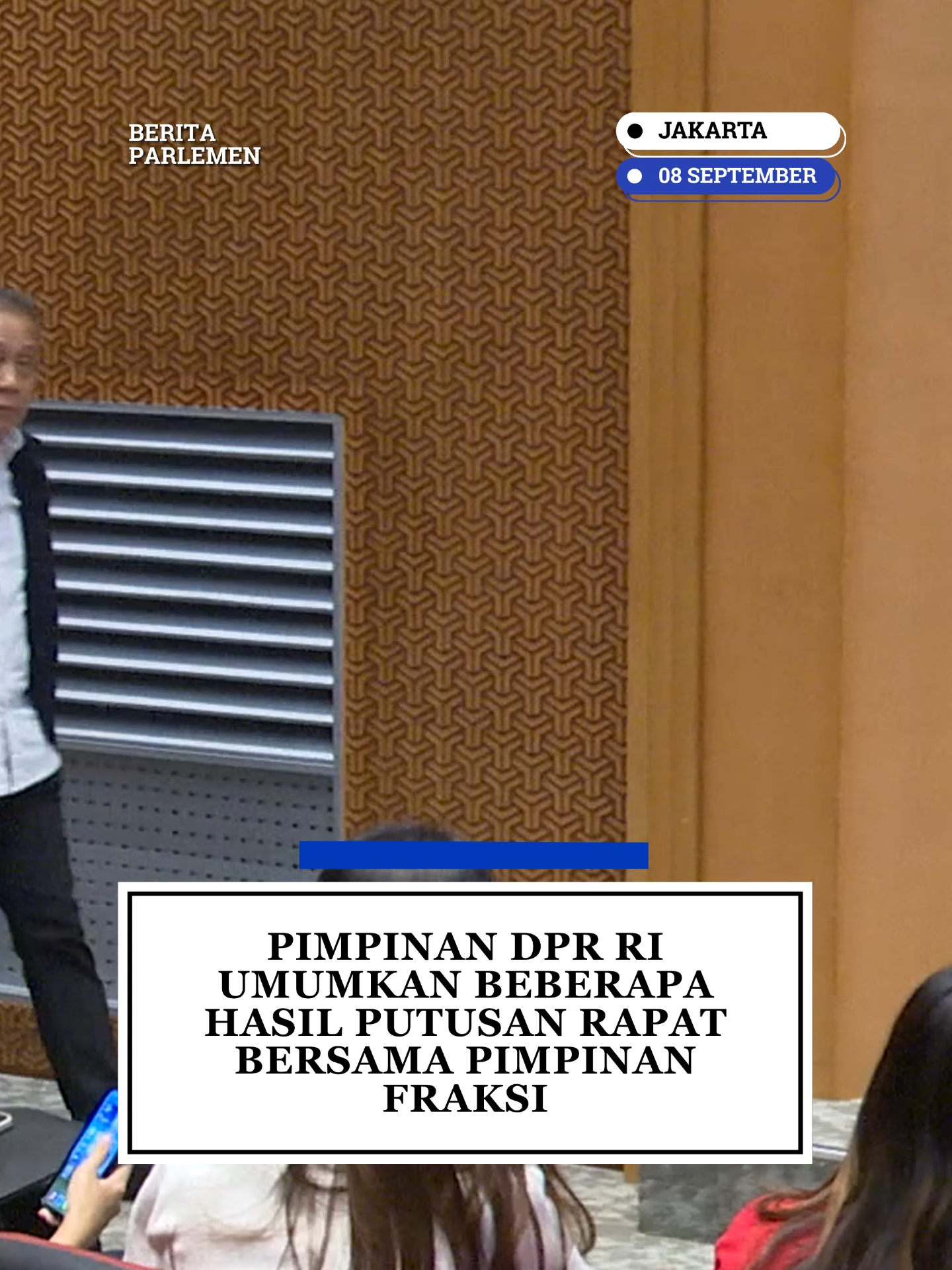 PIMPINAN DPR RI UMUMKAN BEBERAPA HASIL PUTUSAN RAPAT BERSAMA PIMPINAN FRAKSI #dprri #rapatbersama