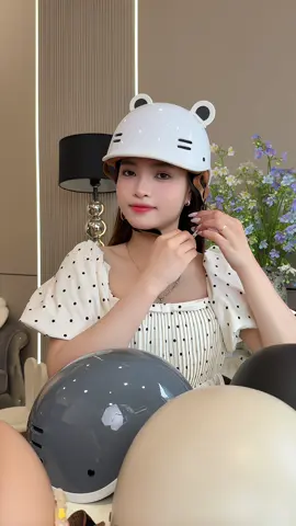 Mũ bảo hiểm này xinh nha các nàng uiii #mubaohiem #mucaheo 