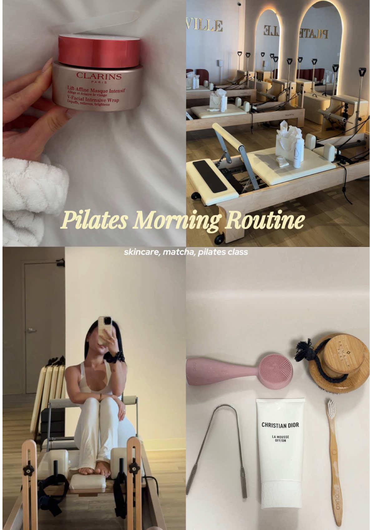 Pilates Morning Routine 🕊️🐚 happy monday! #morningroutine #happymoday #pilatesworkout #pilatesmorning #SelfCare 