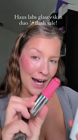 Meet the Haus Labs Glassy Blush Duo! The viral way to get radiant cheeks with a juicy, glass-skin glow. 🌸 Buildable color, hydrating finish, and a seamless blend that melts into skin. Perfect for everyday glowy makeup, clean girl aesthetic, and that fresh, radiant flush. #HausLabs #GlassyBlushDuo #GlassySkin #TikTokMadeMeBuyIt #BlushTok @Haus Labs by Lady Gaga 