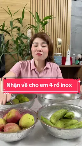 Rổ inox dùng sạh sẽ vệ sinh#xuhuong #roinox #roinoxdanang #roinoxchienvotdo 