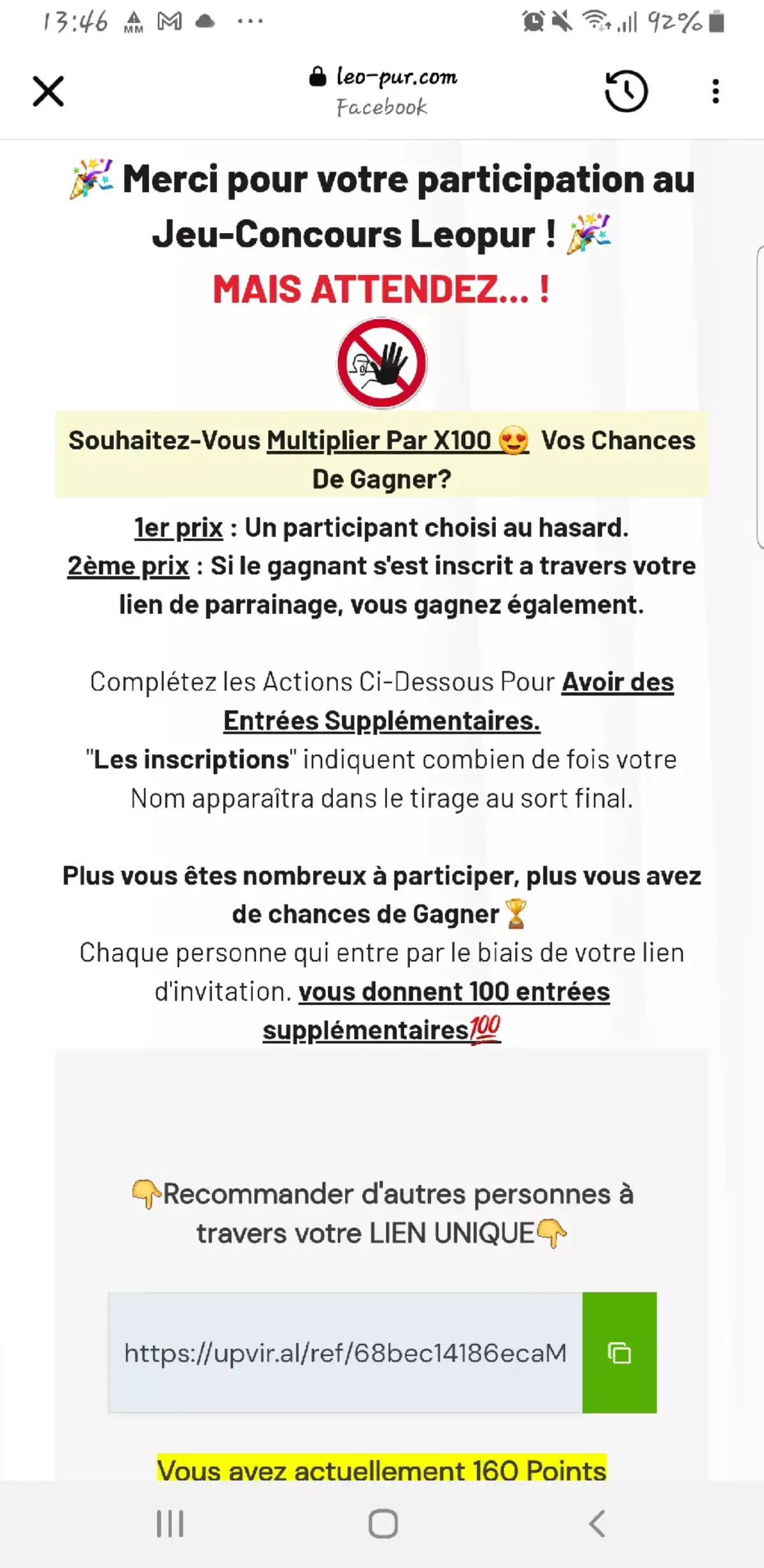 Gagnez un Coffret & Sac Fendi! Participez et découvrez nos produits naturels pour la santé. Un cadeau de €2 500 pour vous avec LeoPur! https://upvir.al/ref/68bec14186ecaM?track=tiktok