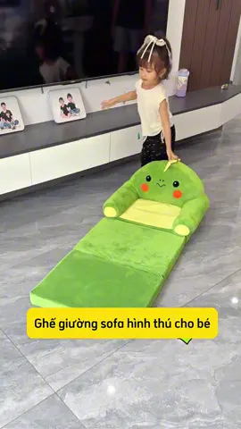 Ghế giường sofa hình thú ngộ nghĩnh cho bé #ghechobe#giuongngudep #giuongngu #embedangyeu 