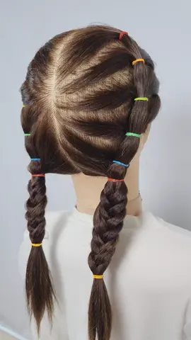 #tutorials #HowtoRumiDemonHuntersHair #baby #K #kpopdemonhunters #school #hairstyle #pigtails