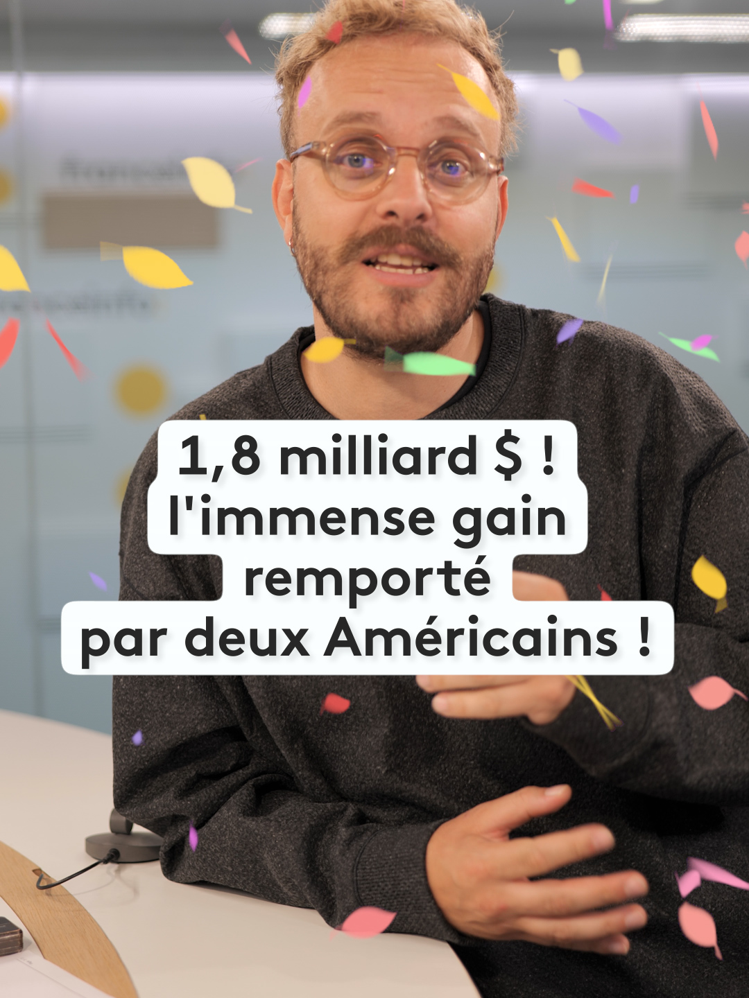 De l’autre côté de l’Atlantique, c’est une somme 94 fois plus importante que le Zevent (16 millions d'euros) qui a fait deux heureux. Deux Américains se partagent le jackpot du loto Powerball : 1,8 milliard de dollars. Les gagnants devront choisir entre toucher 30 millions par an pendant 30 ans ou bien empocher immédiatement 900 millions chacun. #sinformersurtiktok 