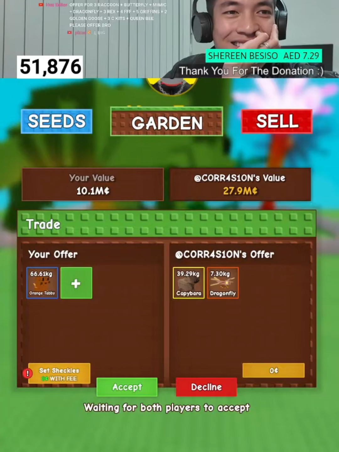 Titanic Capybara for a cat? #roblox #growagarden