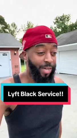 Lyft Black service..