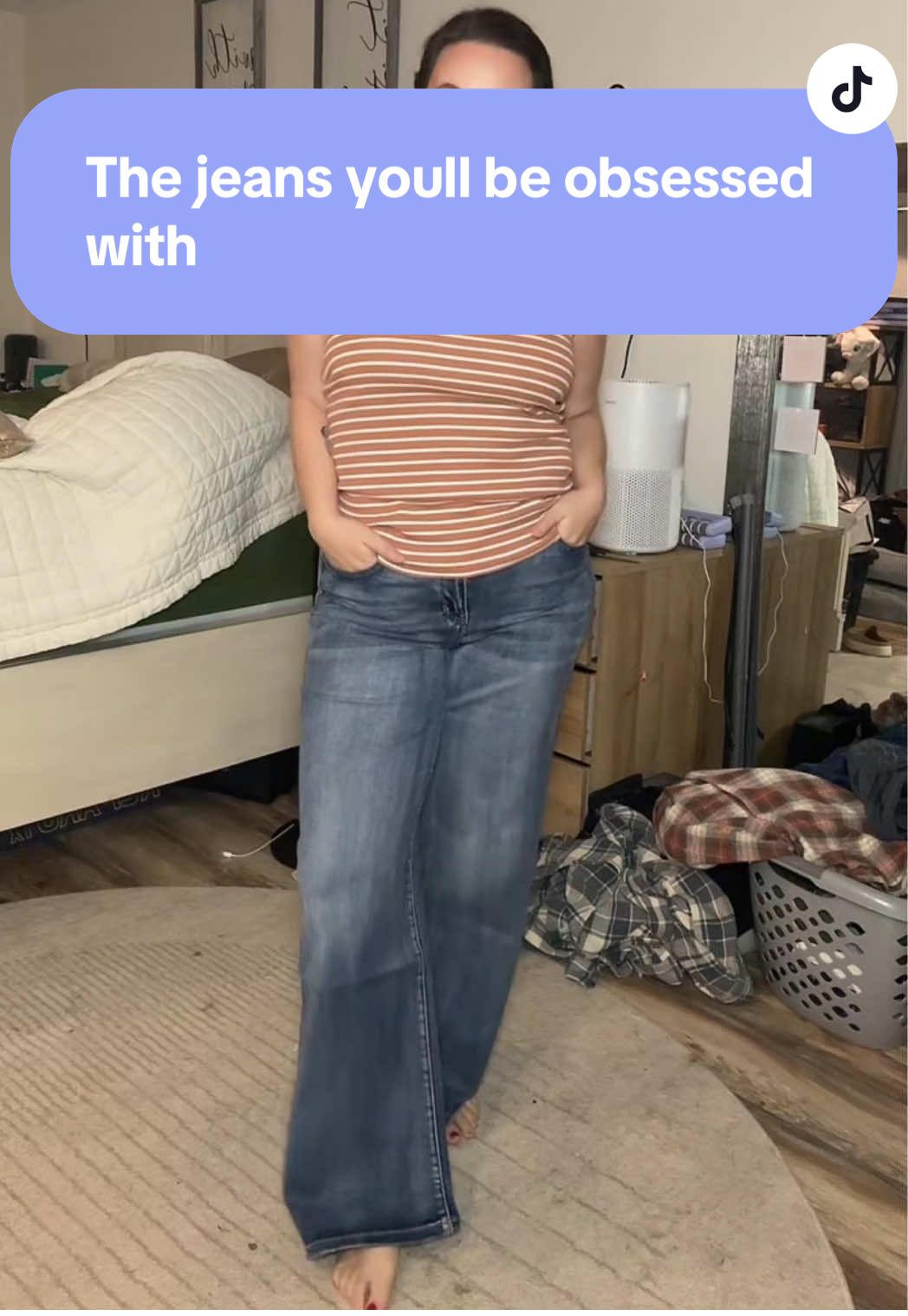Okayyy wide leg denim that’s actually comfy 👖✨ Super stretchy, high-rise fit with tummy control that snatches without squeezing. Perfect for casual days or dressing up with heels 💃  They’re viral jeans for a reason! #WideLegJeans #HighWaistedJeans #TummyControlJeans #StretchDenim #OOTDStyle”