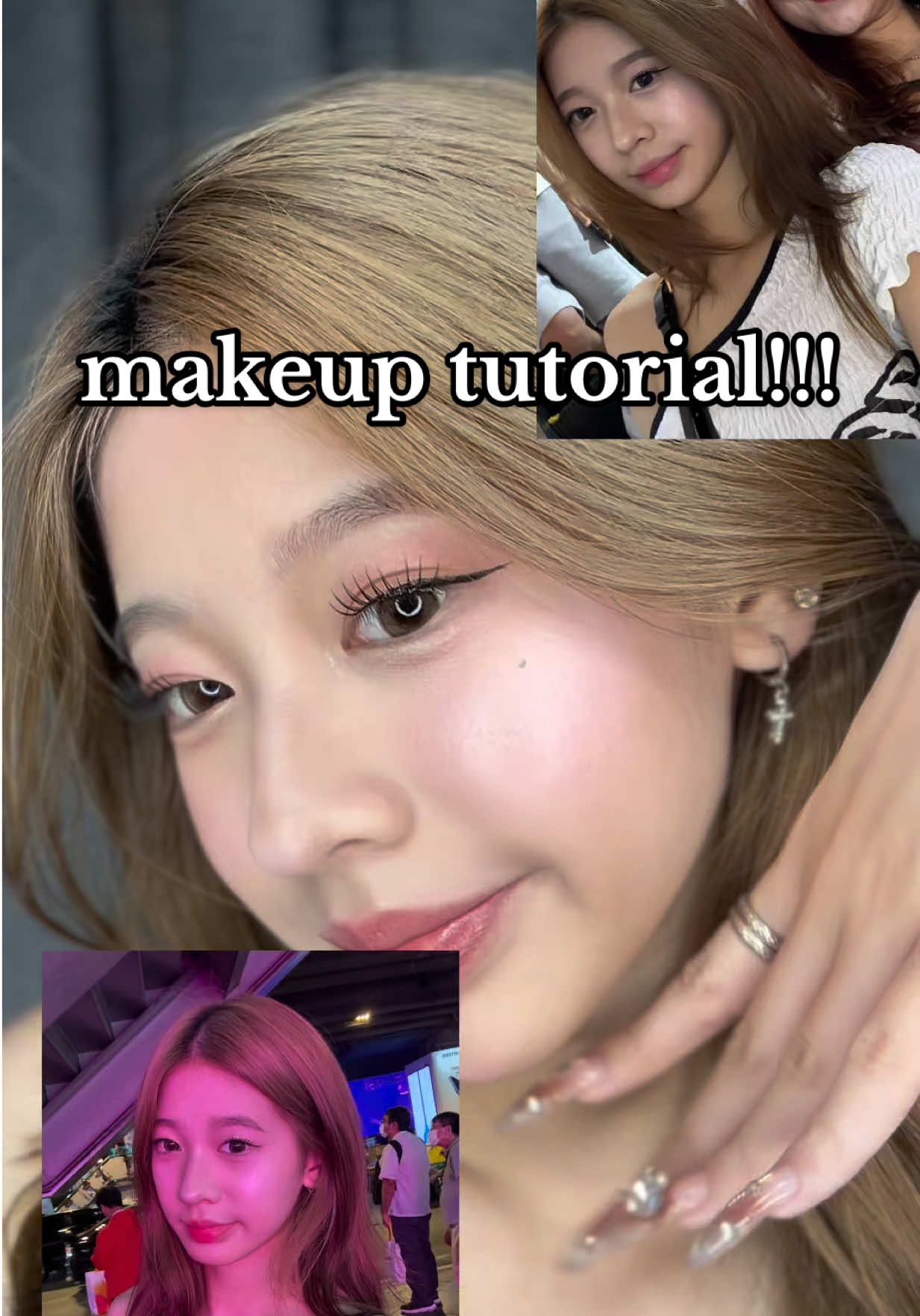 Makeup tutorial လာပါပြီးရှင့်💕✨✨ #makeuptutorial #koreanmakeup #myanmartiktok🇲🇲🇲🇲 #myanmar #foryou 
