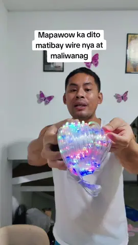 Solar chriatmas lights maliwanag matibay ang wire and waterproof #christmaslights #christmasdecor #solarchristmaslights #ledlights #longervideos 