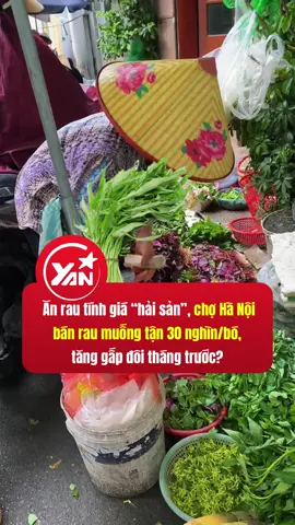 Rau ở Hà Nội giá đắt ngang hải sản? #yan #yannews #tiktokgiaitri #tiktoknews #trending #giarauxanh 