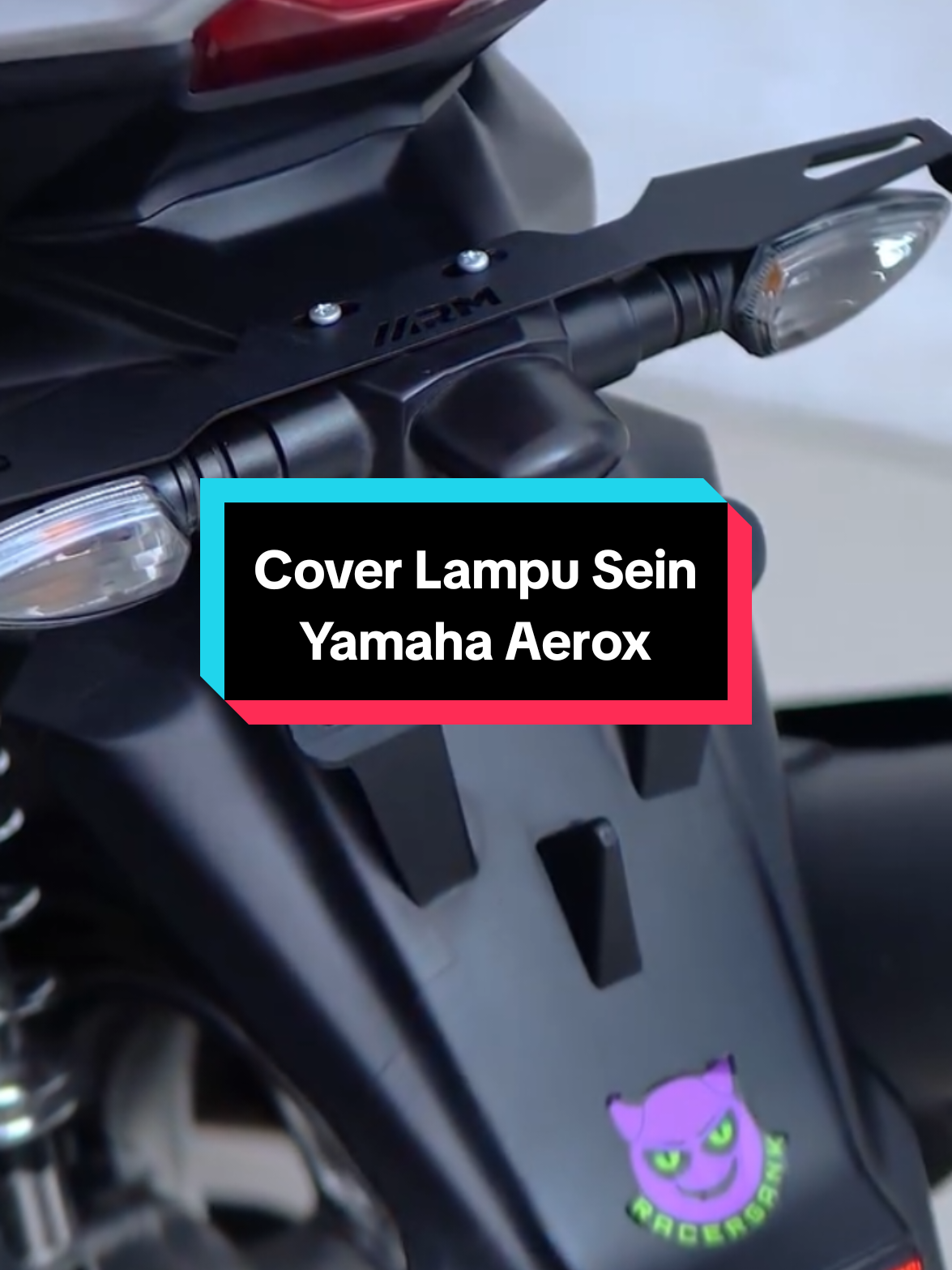 Arm Cover Pelindung Lampu Sein Belakang Yamaha Aerox #coverpelindungmotor #coverlampusein #arumimotoparts #aerox155 #aeroxmodifikasi 