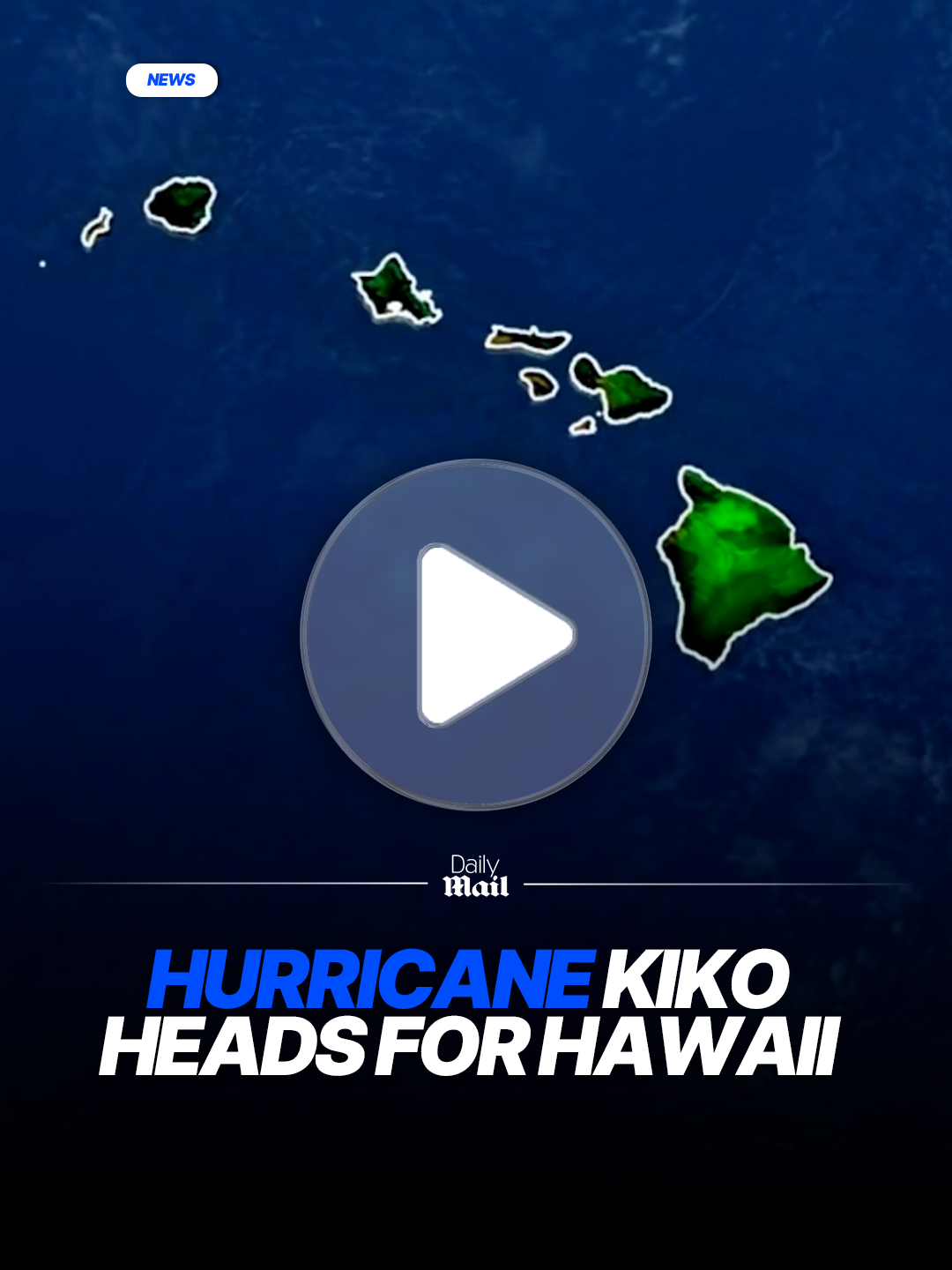 Hawaii has declared a state of emergency as Hurricane Kiko moves toward the islands. Acting Governor Sylvia Luke signed the order to prepare for heavy winds, rain and surf, though forecasters now expect the storm to weaken as it passes north of the state mid-week  #news #hawaii #hurricane