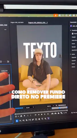 Finalmente temos rotoscopia direto no Premiere!  Agora você pode remover fundo e botar texto atrás de objetos direto pelo Premiere #editordevideo #premiere #adobe #edicaodevideo #aftereffects  