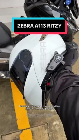 Zebra A113 Ritzy Modular Helmet! Disclaimer: price may change anytime after the video is uploaded #zebra #zebrahelmet #zebraa113ritzymodularfullfacehelmet #modularhelmet #helmet 