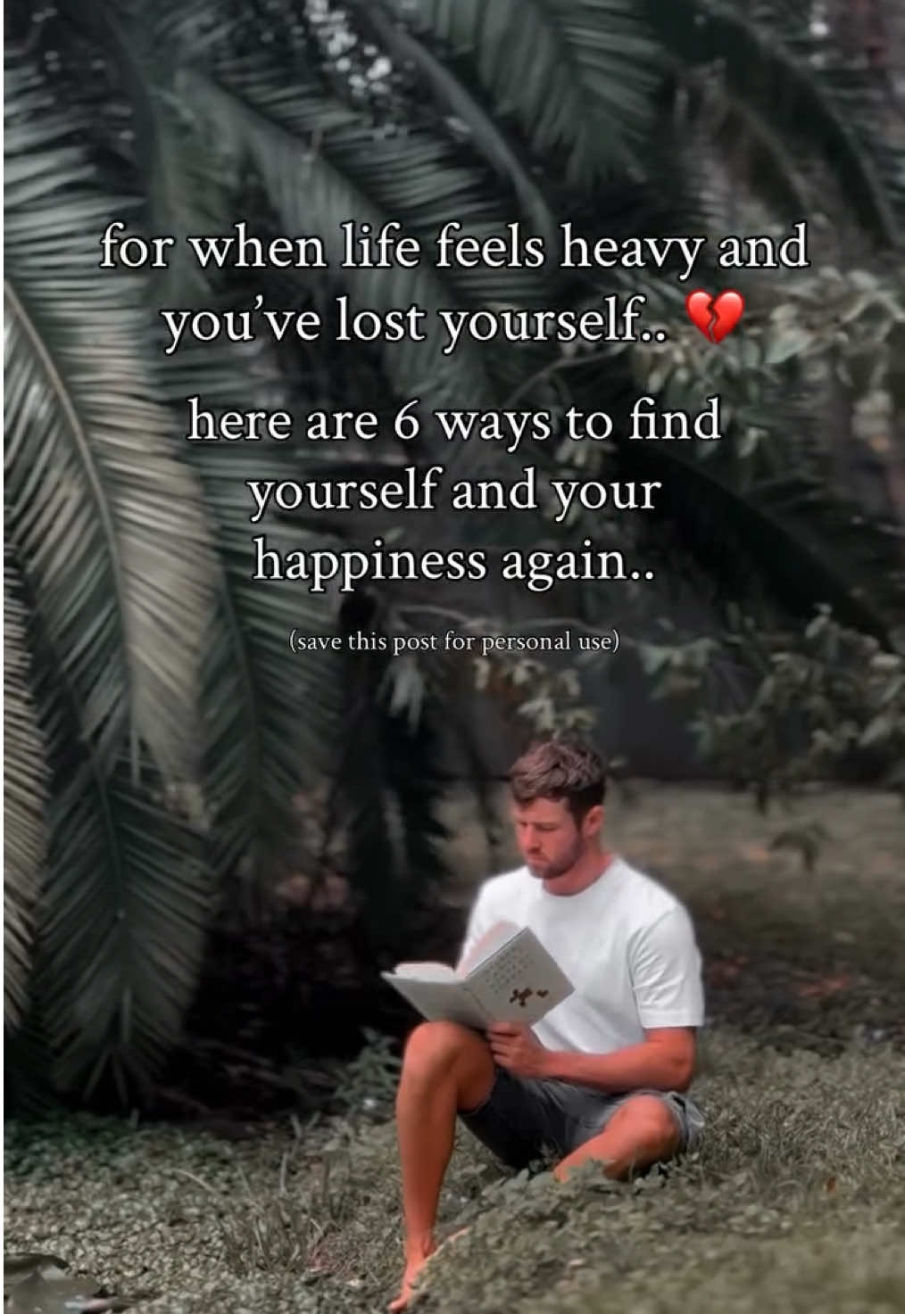 This helps so much ❤️‍🩹👇🏼 1 - Find three things that used to light you up, no matter how long ago, and go do them.. think nature, sport, hobbies, games, even childhood fun - they reconnect you to threads of joy from within..👇🏼 2 – Strip life back to basics.. When your system is overloaded and you feel lost, the first step isn’t big goals.. because you’re not clear of your future yet.. so strip back to reconnect to your body - good food, rest, fresh air, sunshine. Your nervous system can’t heal if it doesn’t feel safe back in the basics first..👇🏼 3 - Explore new interests.. When you feel lost it usually means you’re disconnected from a deeper sense of purpose.. and the way to overcome that is to plug into new things interesting you - they’re like a calling from within that you should follow (more on this below)..👇🏼 4 – Slow down instead of numbing out.. Scrolling, working, drinking, staying “busy” feels like escape from the heaviness, but it’s just fuel for burnout.. Pausing, even for 2 minutes of breath, gives your nervous system the reset it’s been begging for to remember its safe to stop..👇🏼 5 – Get out of your head and back into your body.. Movement releases the stress your mind can’t solve. Stretching, walking, lifting, or even shaking out tension tells your body it’s not stuck anymore..👇🏼 6 – Do one thing that’s just for you.. Not for work, not for family, not for image. One thing that completely honours you and your wellbeing - It teaches your system joy is safe again, even in small doses..👇🏼 ❤️‍🩹 You don’t find yourself all at once.. You rebuild by teaching your nervous system safety, step by step.. 👇🏼 If this helps drop a ❤️ if this feels like you and you’re finally ready to find yourself and happiness comment heal and I’ll send you our first steps ❤️‍🩹🤝🏼 #healing #emotion #purpose