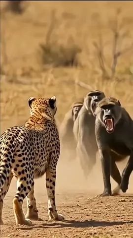 leopard baboon lion commando#animalsvideos #wildanimals #wildlife #foryou 