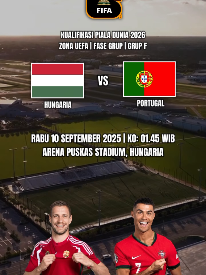 HUNGARIA VS PORTUGAL, WCQ 2026 #hungary #uefa  #jadwalbola #portugal  #kualifikasipialadunia2026 