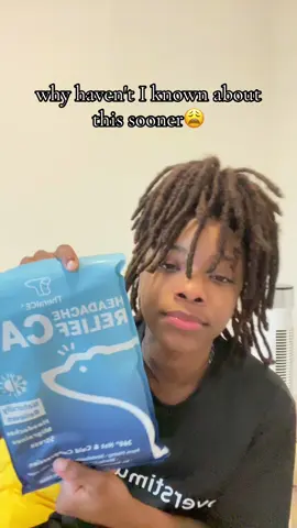 feel like a condom juh suckin on my head, ion know how it works but boiii it feels great😩😩 #theraice #migrainerelief #headacherelief #fyp #foryoupage 