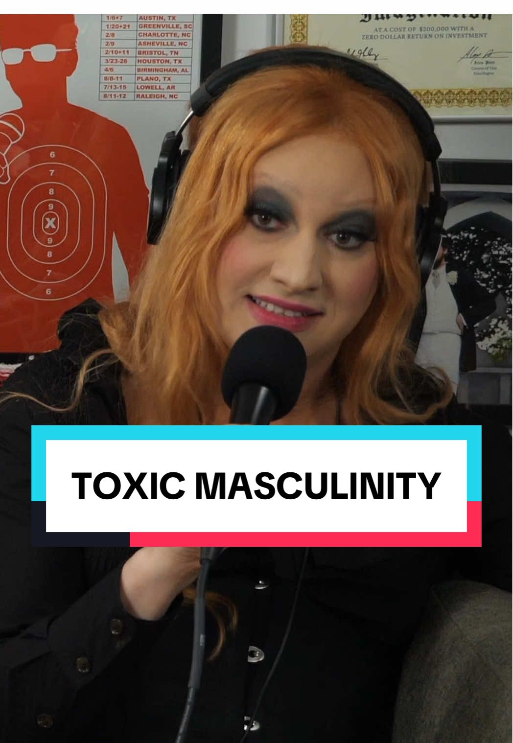 Toxic Masculinity 👱🏻‍♂️❌🤣 #toxicmasculinity #thedownsidepod #podcastclips #funny #standupcomedians @Jinkx Monsoon 