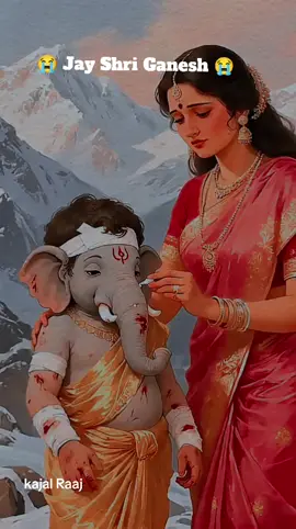 😭😭 Jay Shri Ganpati Bappa Moriya 😭#