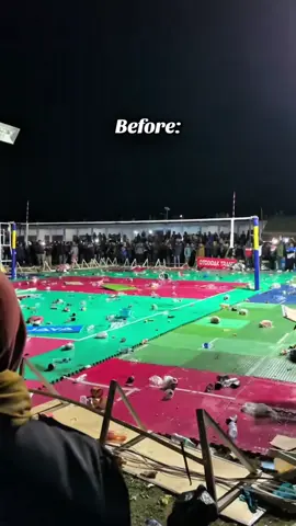 Dikutip dari @jtvpacitan , kericuhan diduga akibat panitia tidak bisa memenuhi janji mendatangkan pemain Pro Liga dalam laga pamungkas Final Sudirman Cup (06/09) malam. Penonton merasa kecewa karena sebelumnya diinfokan pada pamflet iklan bahwasanya sejumlah pemain Pro Liga bakal datang meramaikan Final Sudirman Cup ini. Namun sampai malam dan menjelang pertandingan, para pemain yang dijanjikan hadir tidak kunjung terlihat. Sehingga para penonton mulai melempari botol dan akhirnya membakar sejumlah fasilitas pertandingan. Source Video : @anantyapanji188 #turnamenvolisudirmancup #adainfonih  #viral 