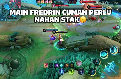 KALO FREDRIN LAGI NAHAN STAK ITU JUNGLE NYA JANGAN DI AMBIL DONG TIM🗿 #MLBB 