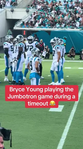 Bryce was locked in 😂 (Via @nagohara ) #nfl #bryceyoung #panthers #nflfootball #fantasyfootball 