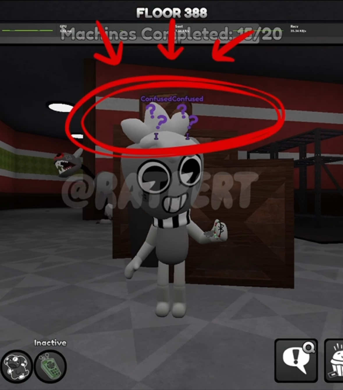 F400+ AS SPROUT 🔥🔥🔥 Our pebble died on f210 so I had to kite twisted pebble for 200+ floors straight #dandysworld #gaming #roblox #sprout #robloxedit 