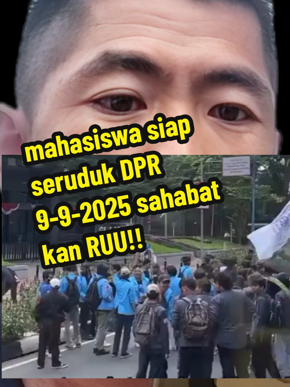 hidup mahasiswa 💪💪RUU harus di dah kan!! #suararakyat #mahasiswa #demo #bubarkandpr #fyp 