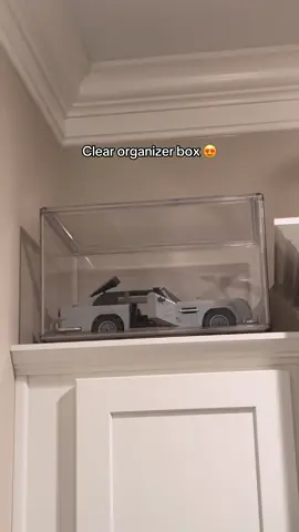 Keeping it on display #organizerideas #clearbox #displaycase #displaybox 