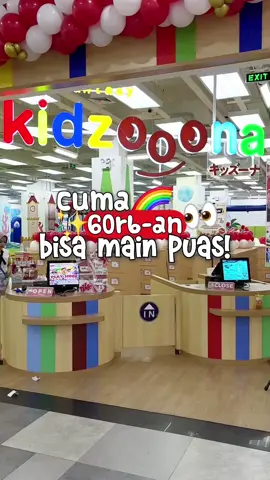 cuma 60ribu-an aja, bocil bisa main sepuasnya di kidzooona! tapi beli tiketnya harus lewat tiktok ya guys biar murah! 🤩❤️ [⚠️] harga & promo di video bisa berubah sewaktu-waktu ya! cus beli tiket sekarang di tag lokasi hijau yang ada di pojok kiri bawah biar dapet harga murah 👀✨ #septemberatraksiceria #jelajahatraksiakhirpekan #kidzooonaseruabis #kidzoonaseruabis #jelajahhepi 