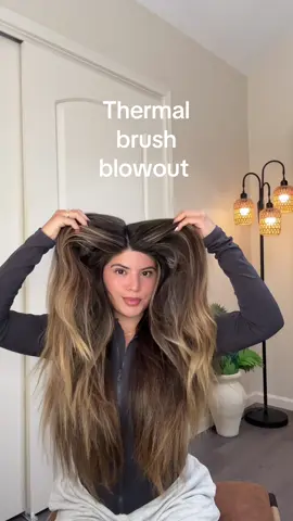 Easiest blowout ever using @wavytalkofficial thermal brush 🩵 #wavytalk #hair #wavytalkthermalbrush #thermalbrush #wavytalkofficial 