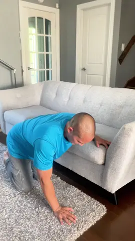 This activity of daily living becomes more challenging over time if we don't maintain our strength. These gentle exercises could help you stay strong from the ground up, pun intended. Work on each exercise to the best of your abilities. Start with the moves you're comfortable doing, and you will progress over time with consistency. You got this! #fitnessforlife #mobility #homeworkout