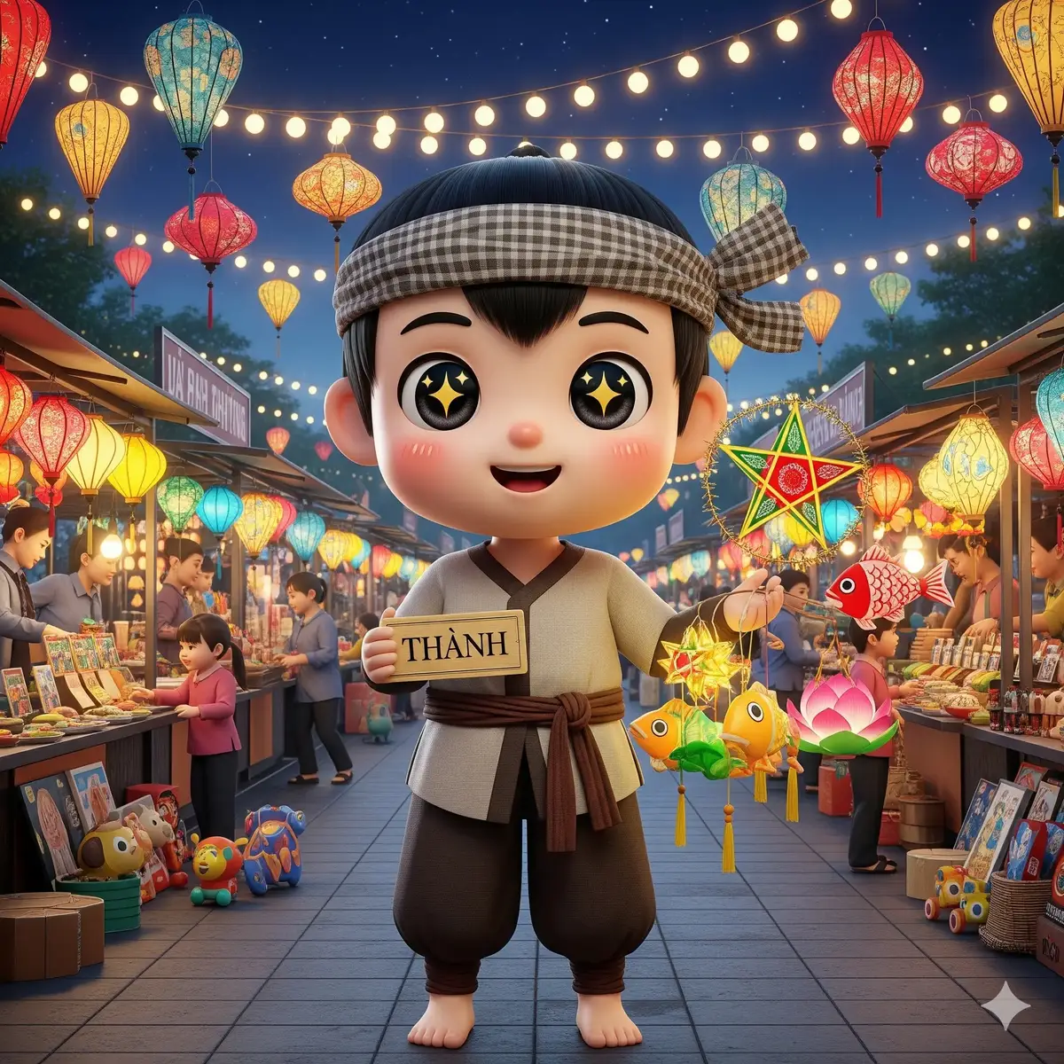 tạo chibi trung thu nha 😊🇻🇳#xuhuong #chibi #xh #trungthu #viral 