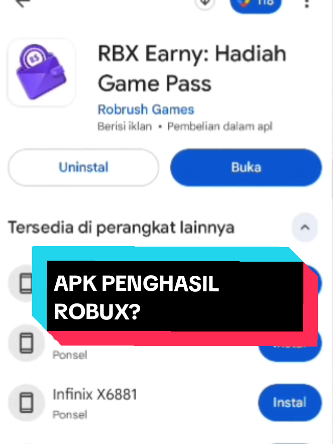 cape cape ngumpulin koin malah... #robuxearny #4upage #fyp #roblox #robux 