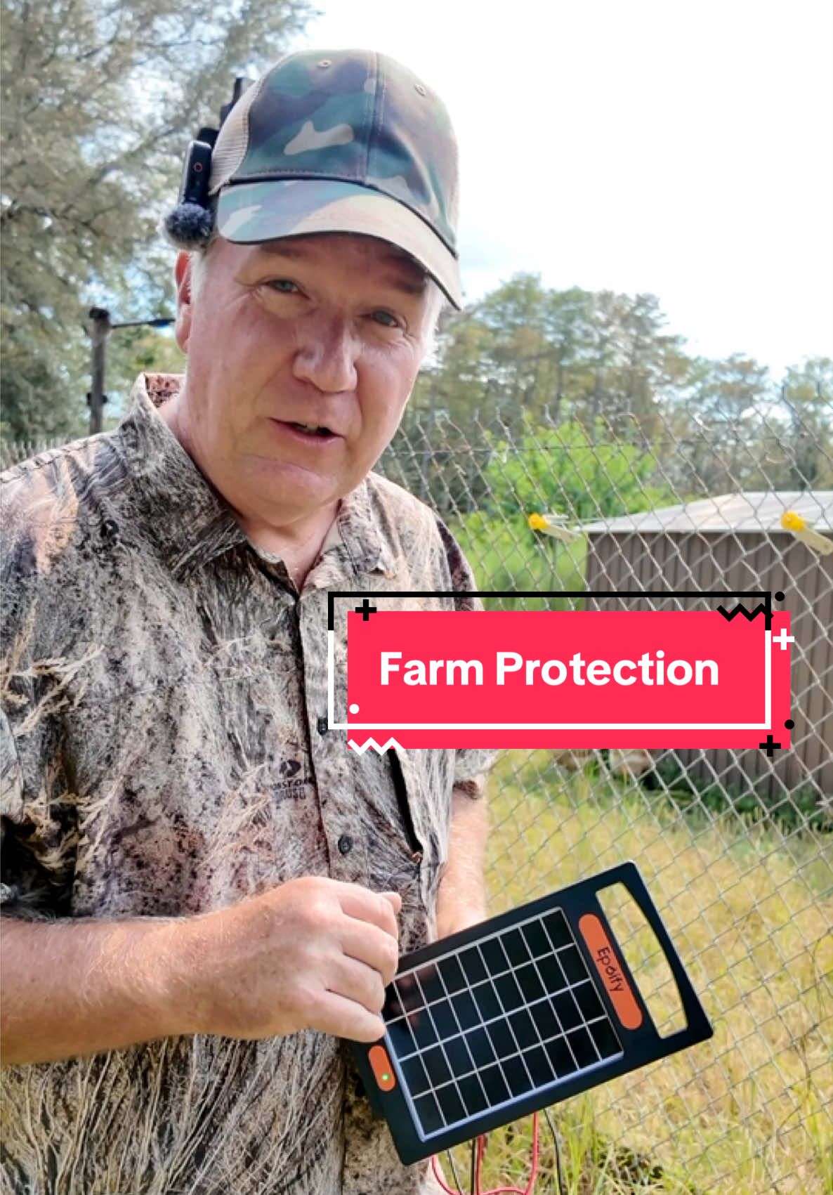Protect what’s important from wildlife with this solar powered electric fence charger. #farmlife #chickens #livestock #homestead #thrivingcountry 