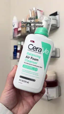 @CeraVe balancing air foam cleanser. #ceraveairfoam #cleanser #comboskin #tts #cerave 
