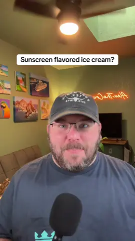 Carnival Cruise Line comes out with sunscreen flavored ice cream.  #cruisetok #carnival #carnivalcruise #carnivalcruiseline 