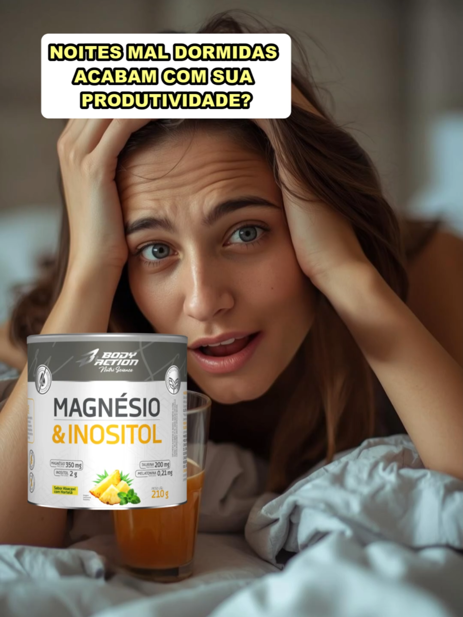 Magnésio Inositol Body Action - Durma Melhor E Aumente Sua Produtividade #TikTokShopChegou #tiktokshopchegou #magnesioinositol #tiktokshop