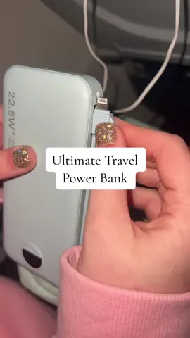 Real talk though… this charged my phone so fast and doesn’t get hot when I plug it in like the other portable chargers I have! #portablecharger #powerbank #iphoneaccessories #travelhacks #traveltip 