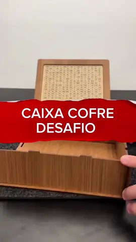 Caixa cofre Desafio! #cofre #caixacofre 