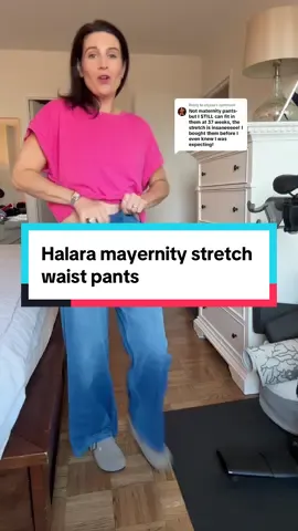 Replying to @elyssa Halara + maternity-> immediate YES ✨🫶🏻💗💙#maternitystyle #maternitystyle #bumpfriendly #expectingmoms #maternitypants